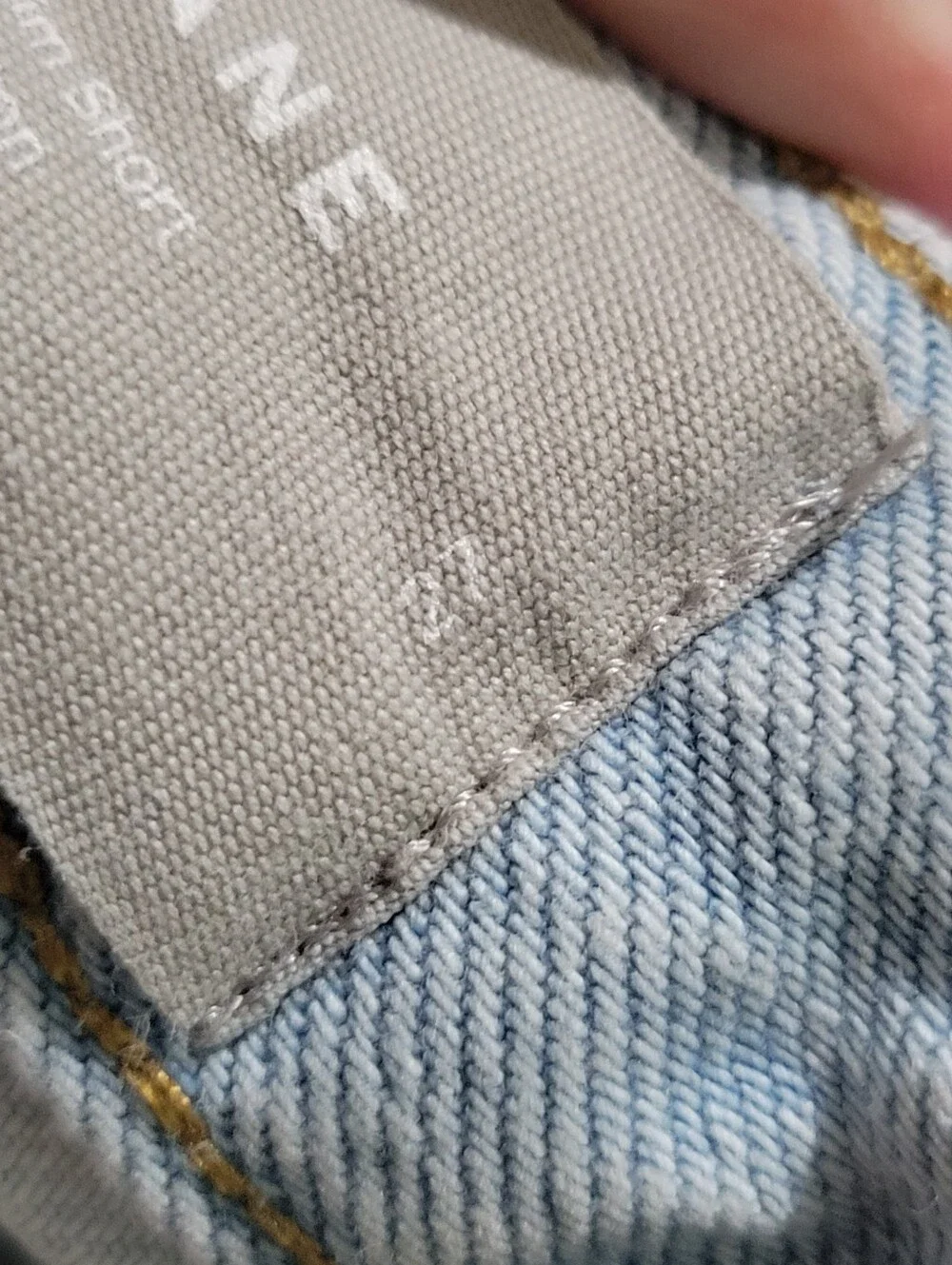 Everlane line denim